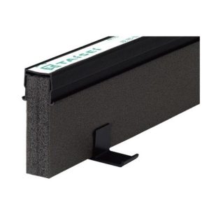 形状安定性と施工性を向上させた成形伸縮目地材。1本から発送  エキスパンタイＴＪ20ｍｍ×40ｍｍ×1500ｍｍ、ブラックキャップ（メーカー直送）