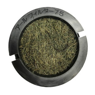 水抜きパイプ用フィルター、アールフィルター75Ｆ：1個（送料別途）